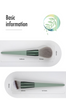 WANTER 13 Pcs Makeup Brushes Set Soft hair Loose Powder Eyeshadow Concealer Contour Eyeliner Brush Foundation Makeup Brush Beauty Cosmetic tools