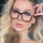 Women's Vintage Red Cat Eye Optical Frame Oversized Large Square TR 90 Frame