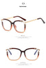 Women's Vintage Red Cat Eye Optical Frame Oversized Large Square TR 90 Frame