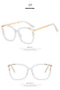 Women's Vintage Red Cat Eye Optical Frame Oversized Large Square TR 90 Frame
