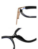 Women's Vintage Red Cat Eye Optical Frame Oversized Large Square TR 90 Frame