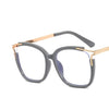 Women's Vintage Red Cat Eye Optical Frame Oversized Large Square TR 90 Frame