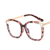 Women's Vintage Red Cat Eye Optical Frame Oversized Large Square TR 90 Frame