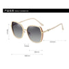 Sun Glasses Trend Fashion Oversized  Shades Women Sunglasses Female.