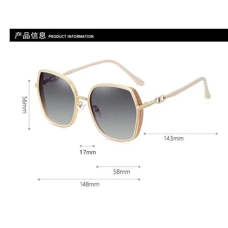 Sun Glasses Trend Fashion Oversized  Shades Women Sunglasses Female.