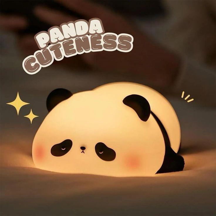 Panda LED Night Lamp for Kids – Cute Panda Lamp, Bedroom & Home Decor Lamp