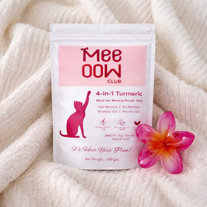 MEOOW Painless Hair Removal Powder Wax for Body Arms & Legs Polishing Skin Brightening Glow
