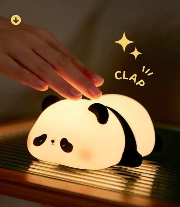 Panda LED Night Lamp for Kids – Cute Panda Lamp, Bedroom & Home Decor Lamp