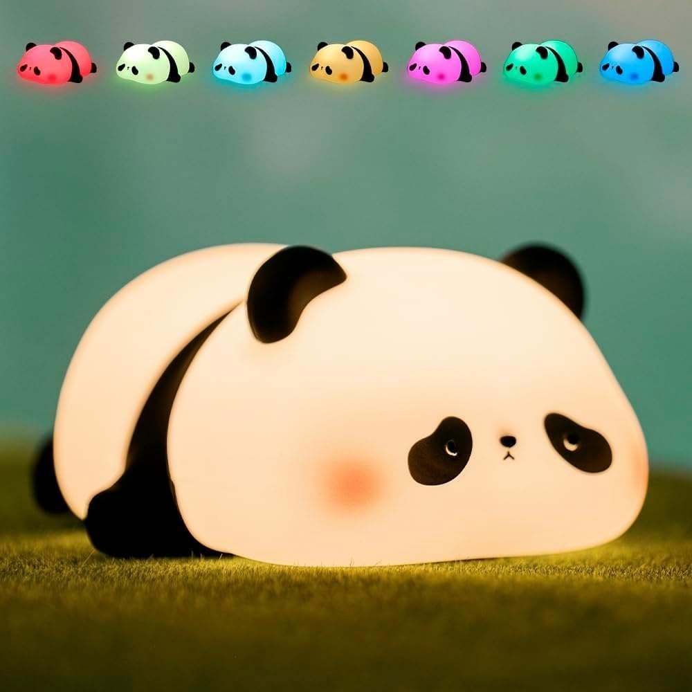 Panda LED Night Lamp for Kids – Cute Panda Lamp, Bedroom & Home Decor Lamp