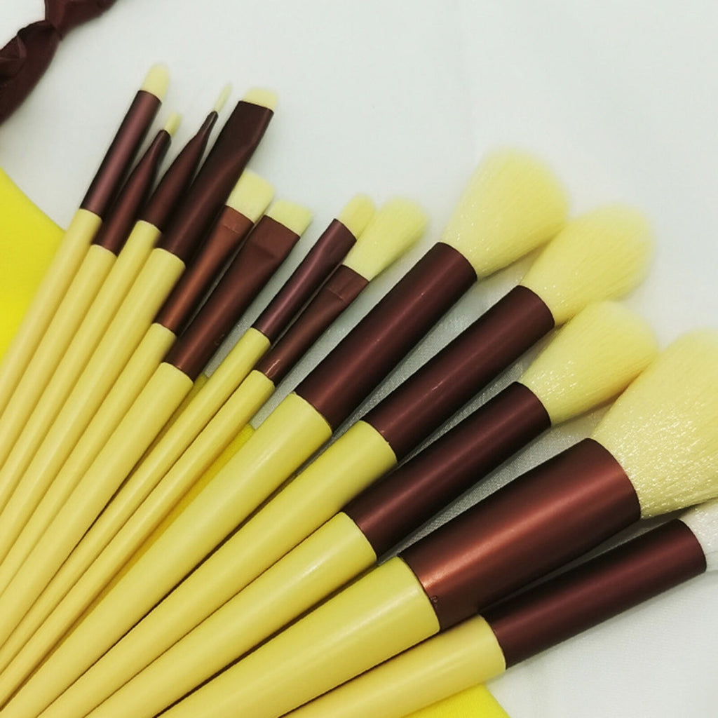 WANTER 13 Pcs Makeup Brushes Set Soft hair Loose Powder Eyeshadow Concealer Contour Eyeliner Brush Foundation Makeup Brush Beauty Cosmetic tools
