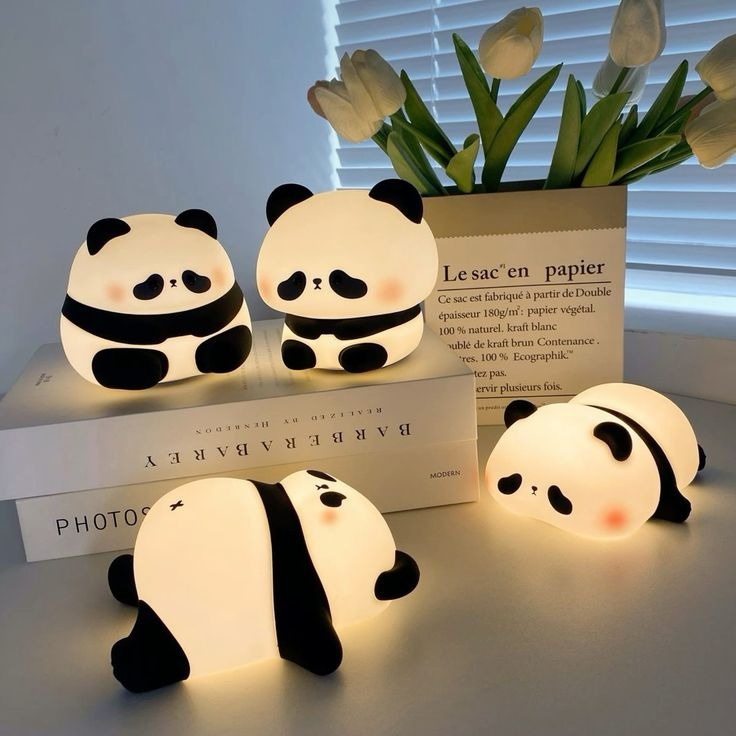 Panda LED Night Lamp for Kids – Cute Panda Lamp, Bedroom & Home Decor Lamp
