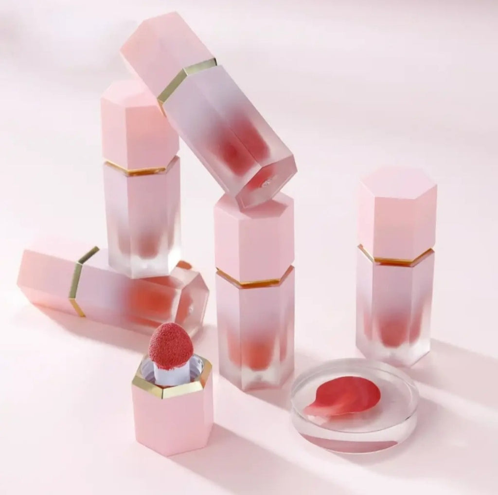 Beautious Pack of 2 combo Air Cushion Liquid Blush Natural Long Lasting Matte Cheek Liquid Blusher Makeup