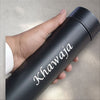 Customize Bottles with Name logo Bottle with Name Printing, Customize Vacuum Thermos Flask Bottle, Best Water Bottle, Bottle with Writing, Water Bottle for Kids, Hot and Cool Bottle, Personalised Bottle, Beautiful Tumbler Bottles, Laser Engraved Bottles